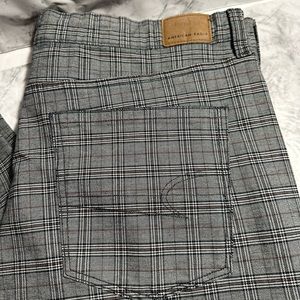 American Eagle Gray Striped Pants Size 20 NWOT